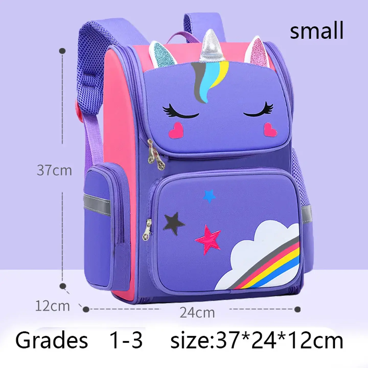 Unicorn Girls Backpack  Waterproof School Bag 8