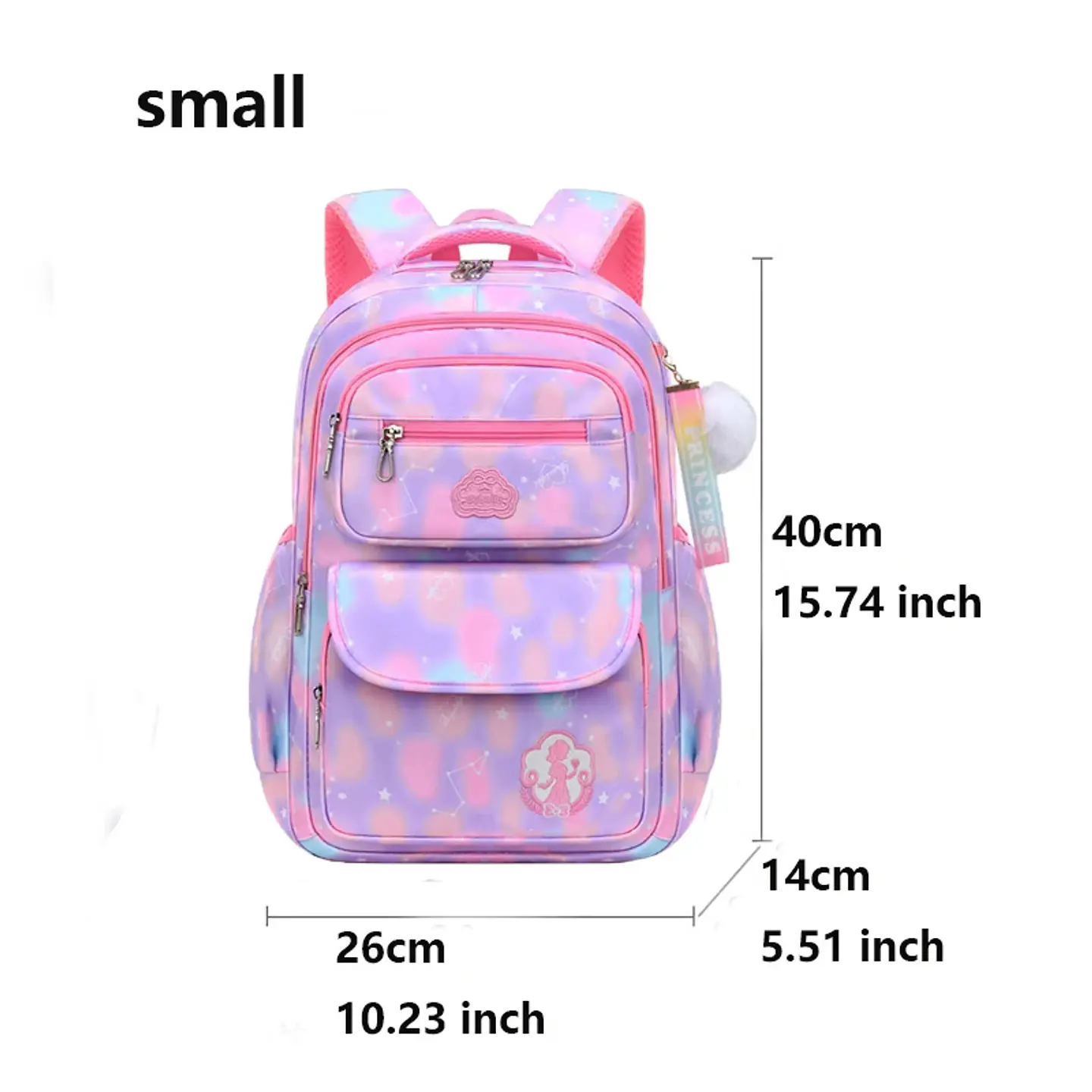Girls Waterproof Backpack  Floral School Bag 7