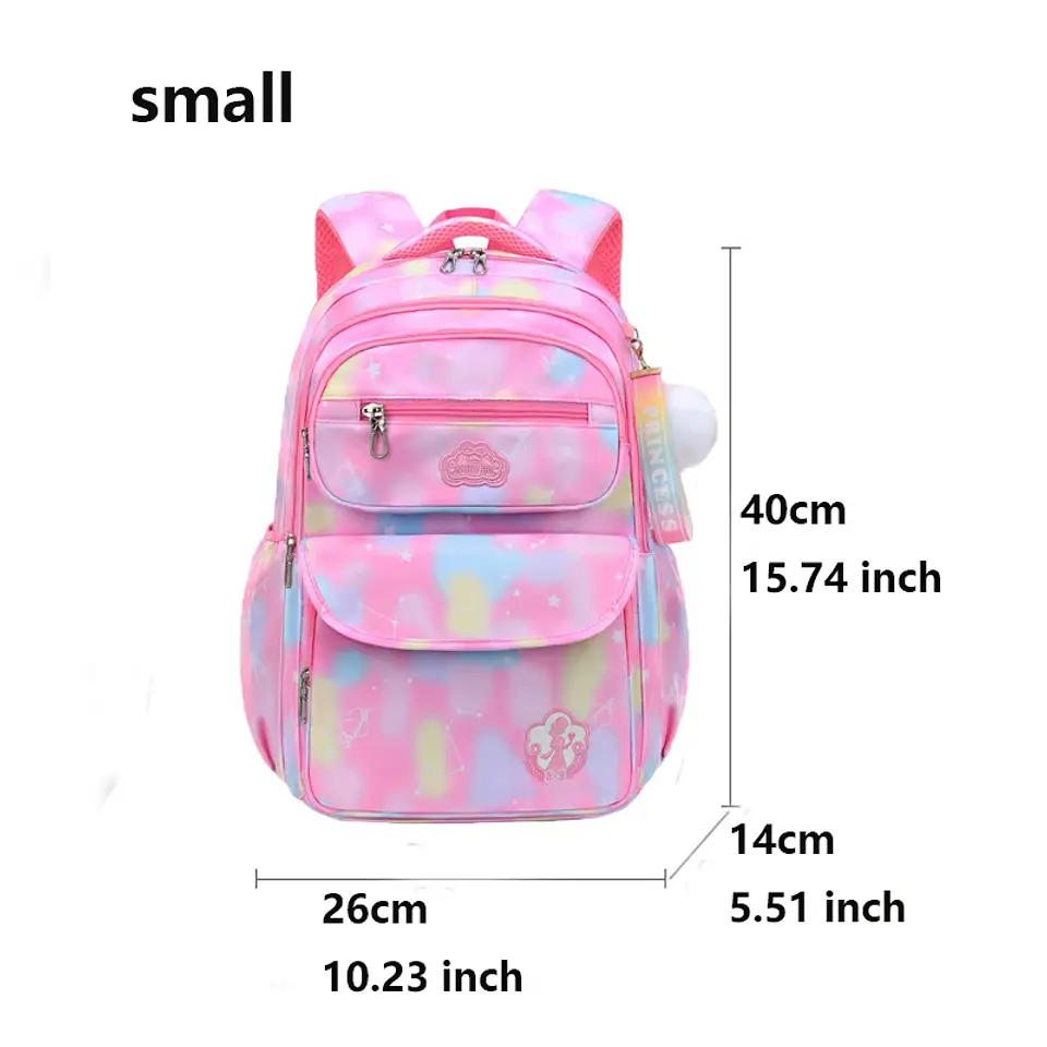 Girls Waterproof Backpack  Floral School Bag 9