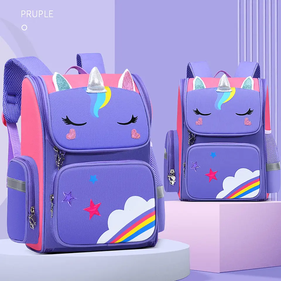 Unicorn Girls Backpack  Waterproof School Bag 14