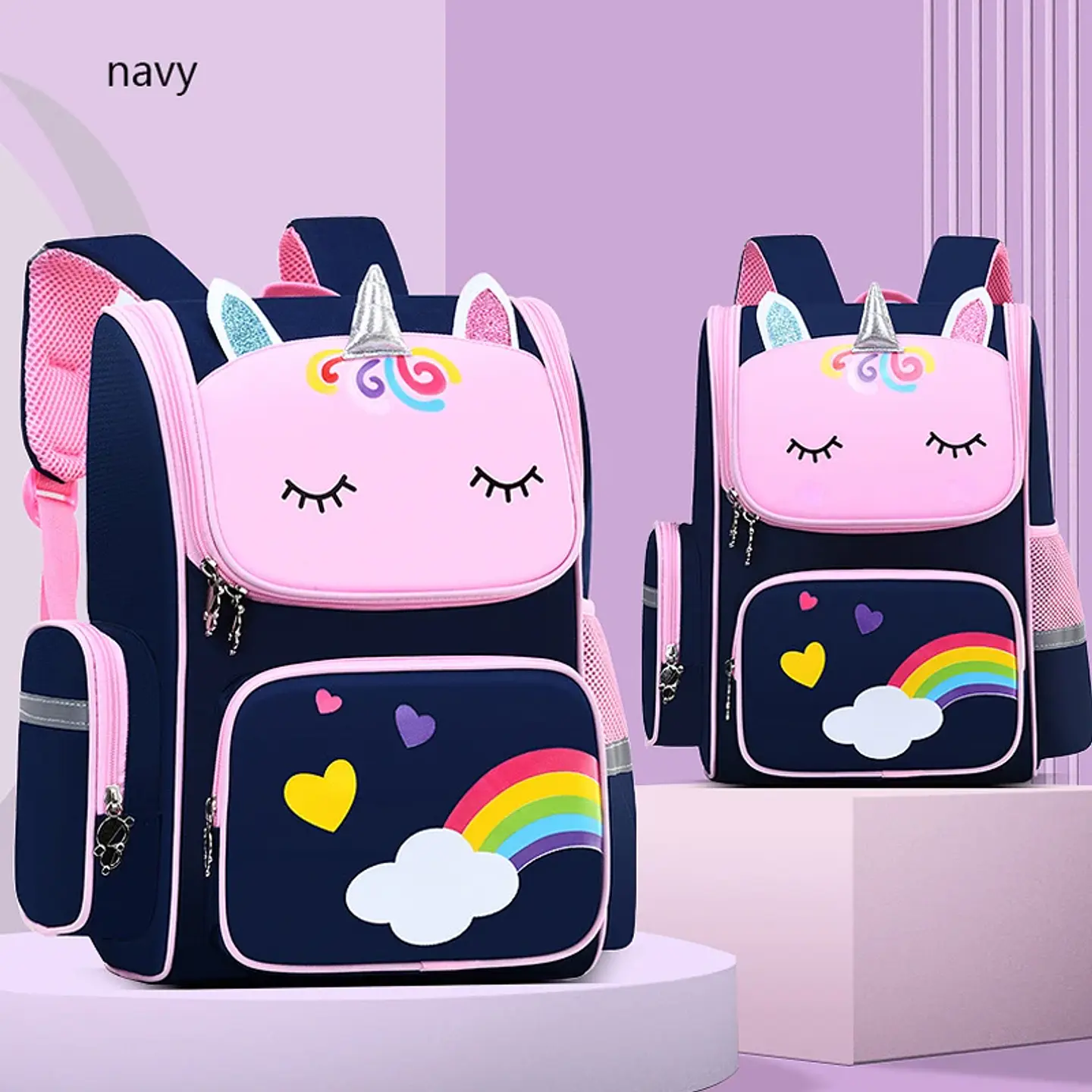 Unicorn Girls Backpack  Waterproof School Bag 15