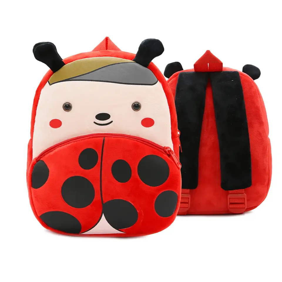 Kids Animal Plush Backpack  Cartoon School Bag 8