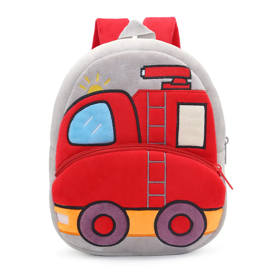 Kids Excavator Plush Backpack  Toddler School Bag 12
