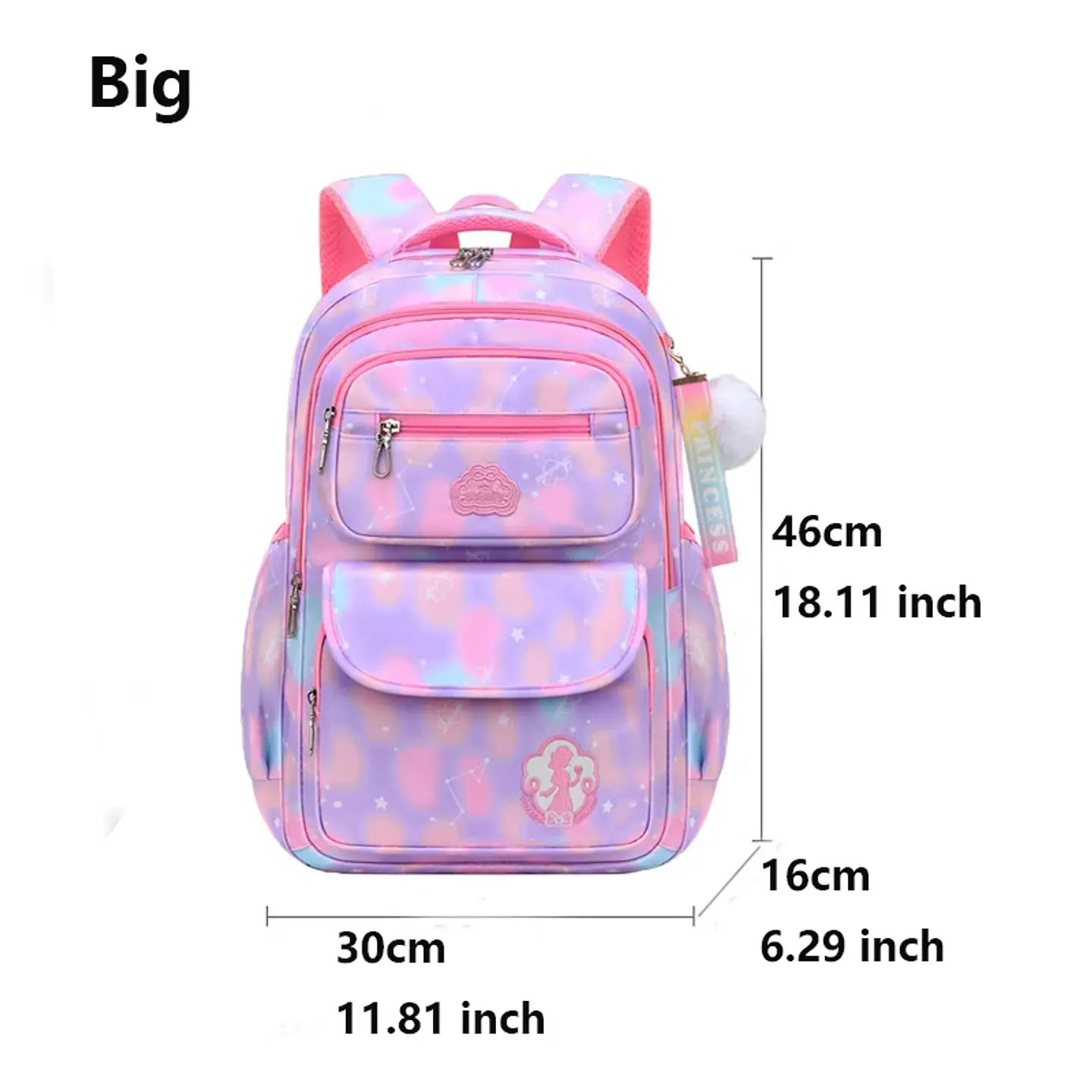 Girls Waterproof Backpack  Floral School Bag 12