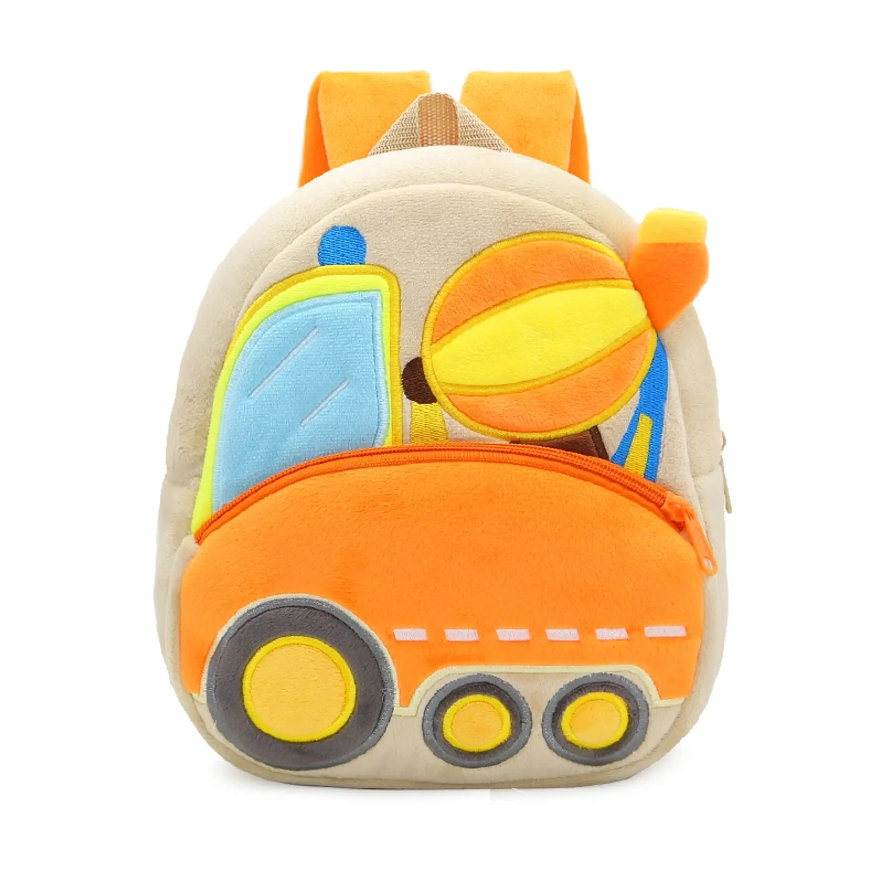 Kids Excavator Plush Backpack  Toddler School Bag 13