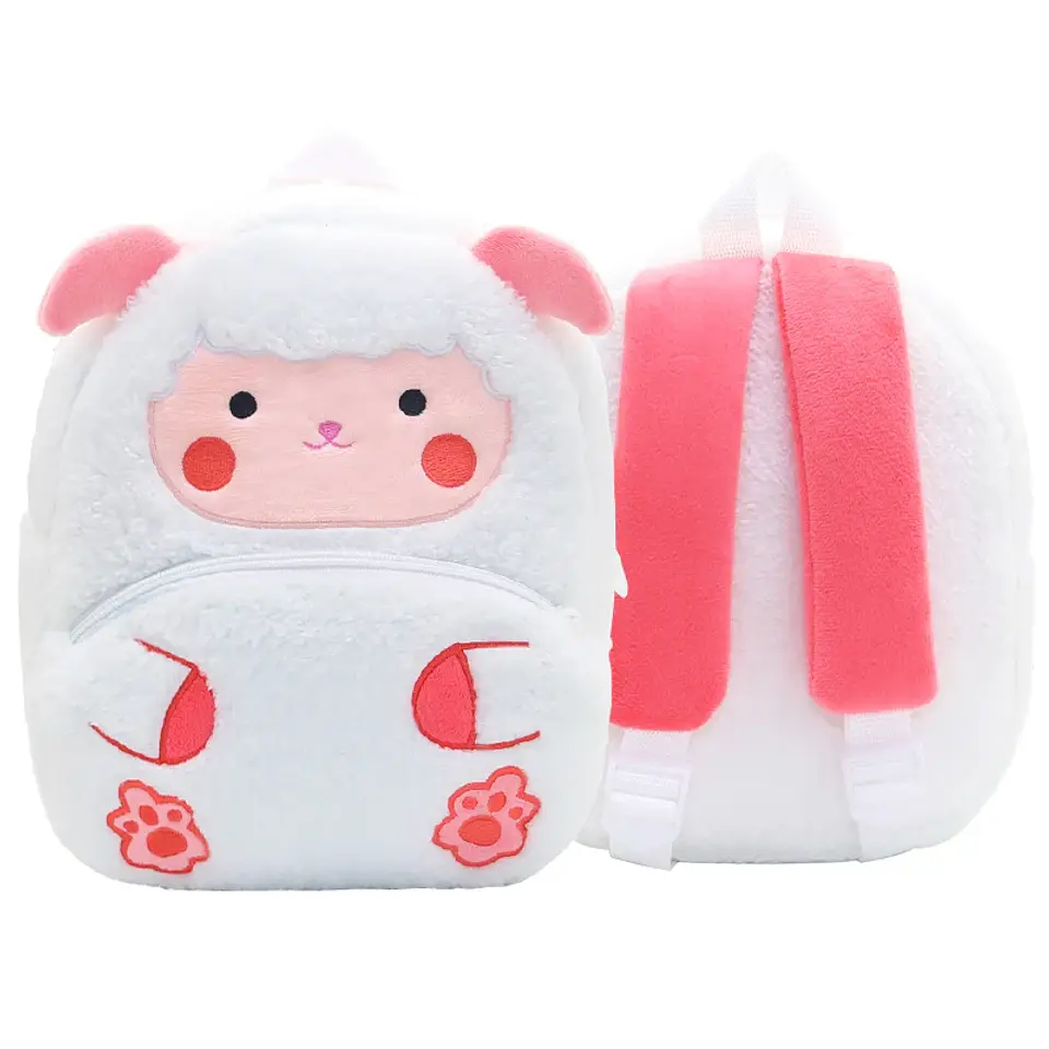 Kids Animal Plush Backpack  Cartoon School Bag 10