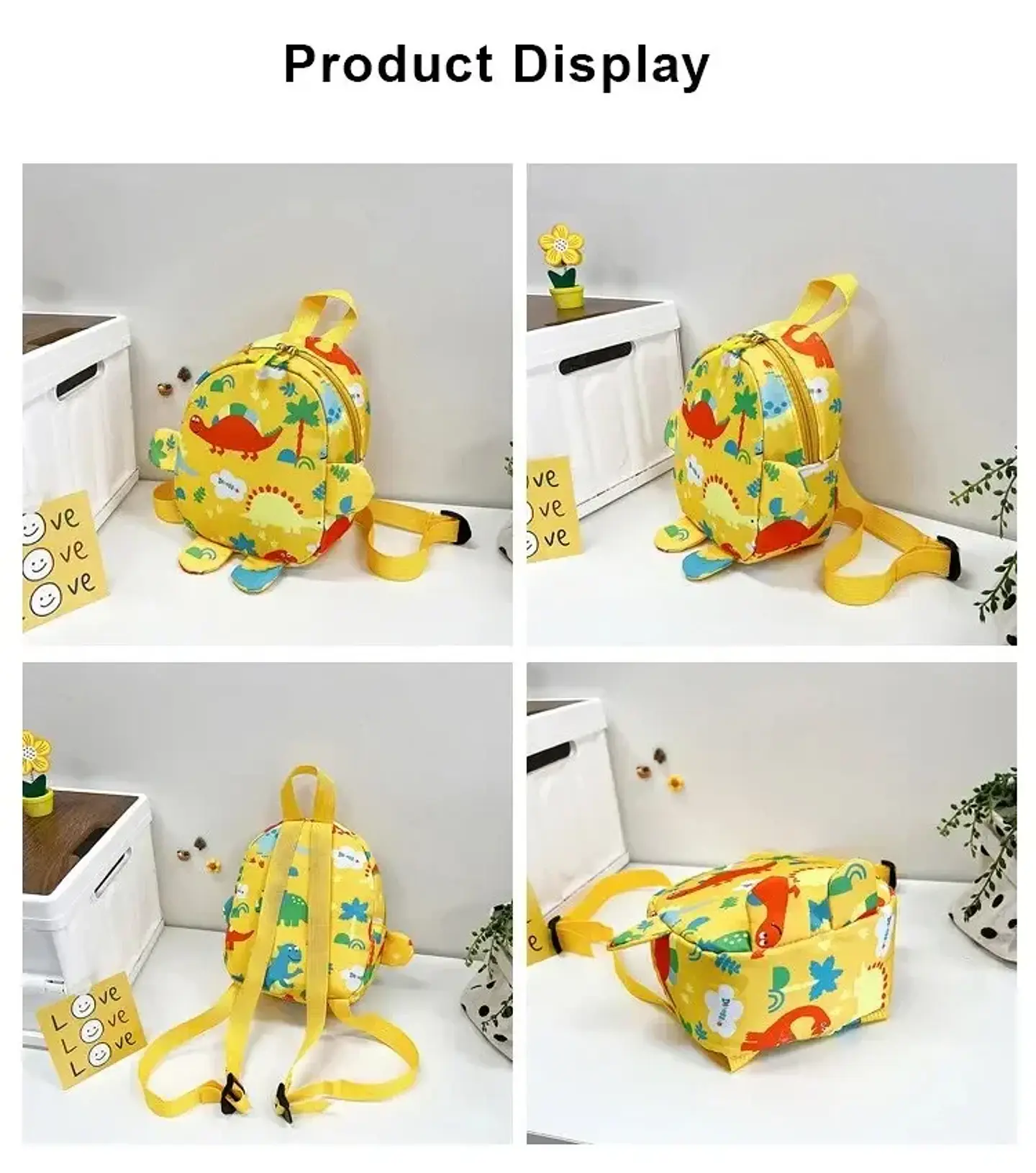 Kids Dinosaur Backpack  Cartoon School Bag 10