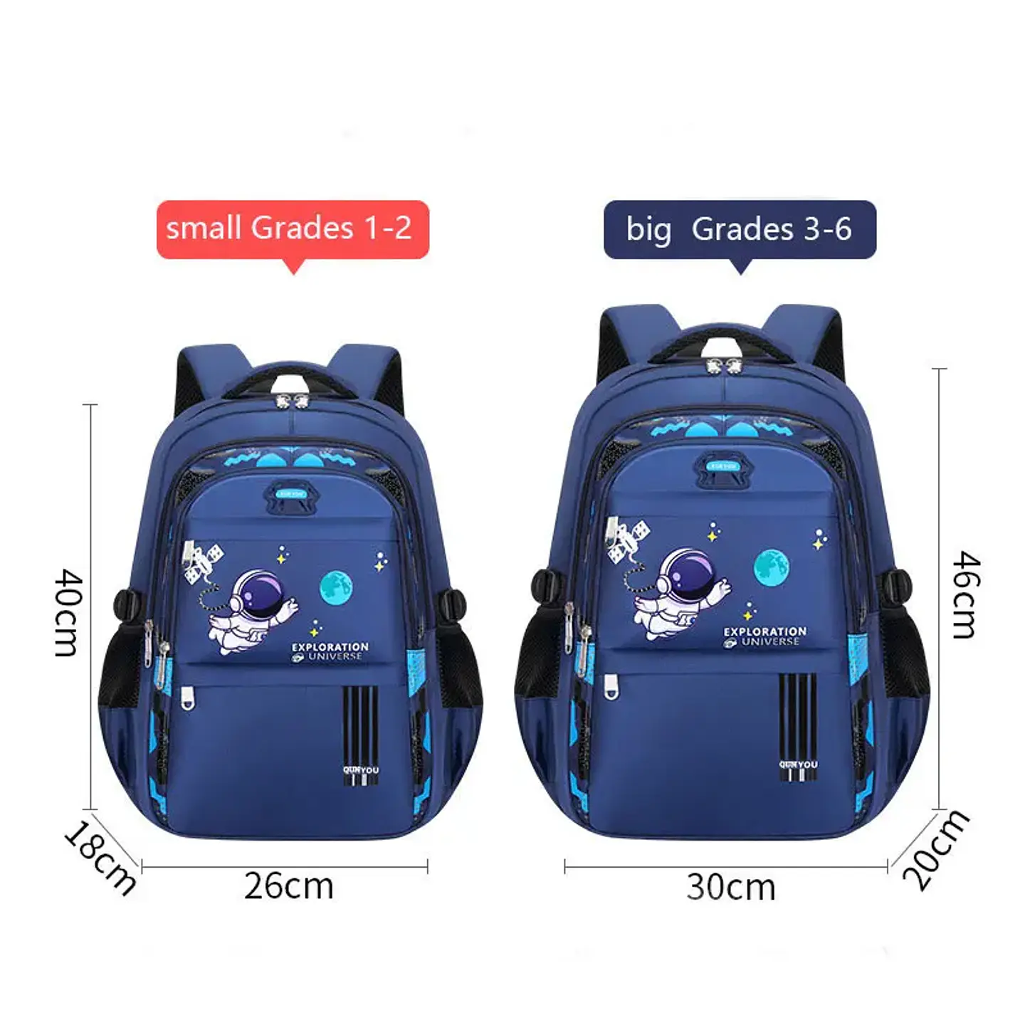 Kids Astronaut Backpack  Waterproof School Bag 12