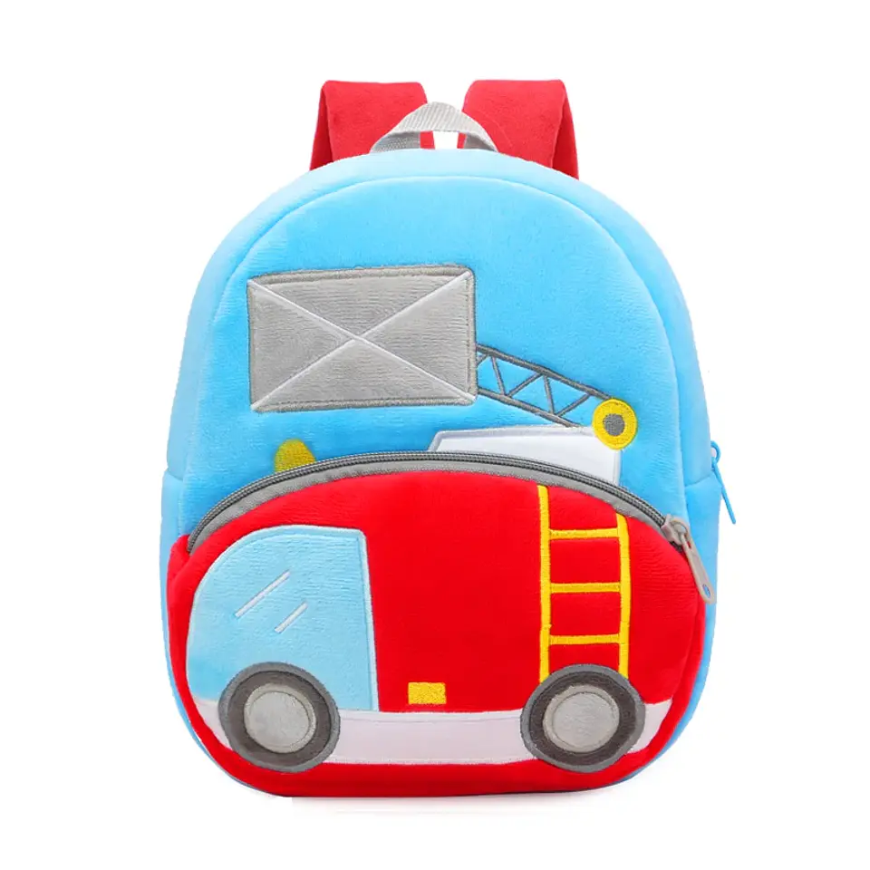Kids Excavator Plush Backpack  Toddler School Bag 16
