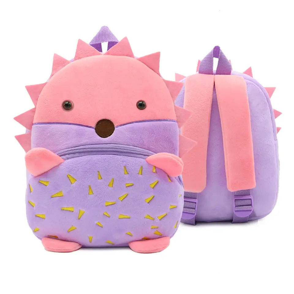 Kids Animal Plush Backpack  Cartoon School Bag 17