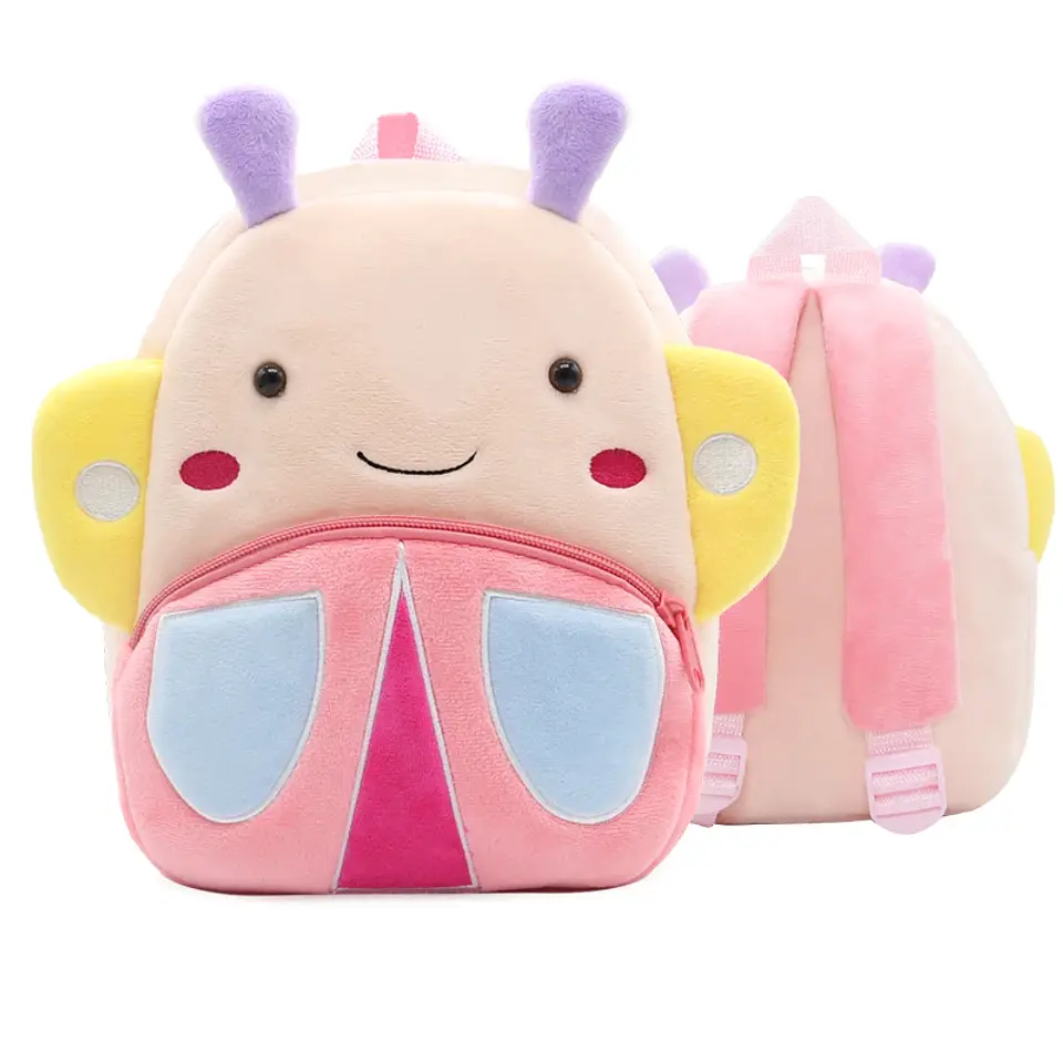 Kids Animal Plush Backpack  Cartoon School Bag 18