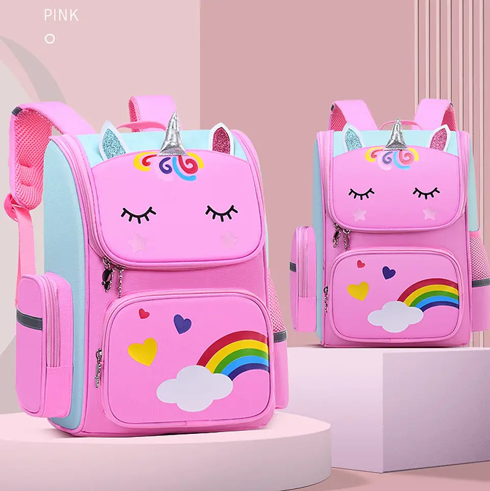 Unicorn Girls Backpack  Waterproof School Bag 24