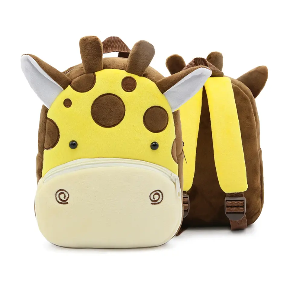 Kids Animal Plush Backpack  Cartoon School Bag 22