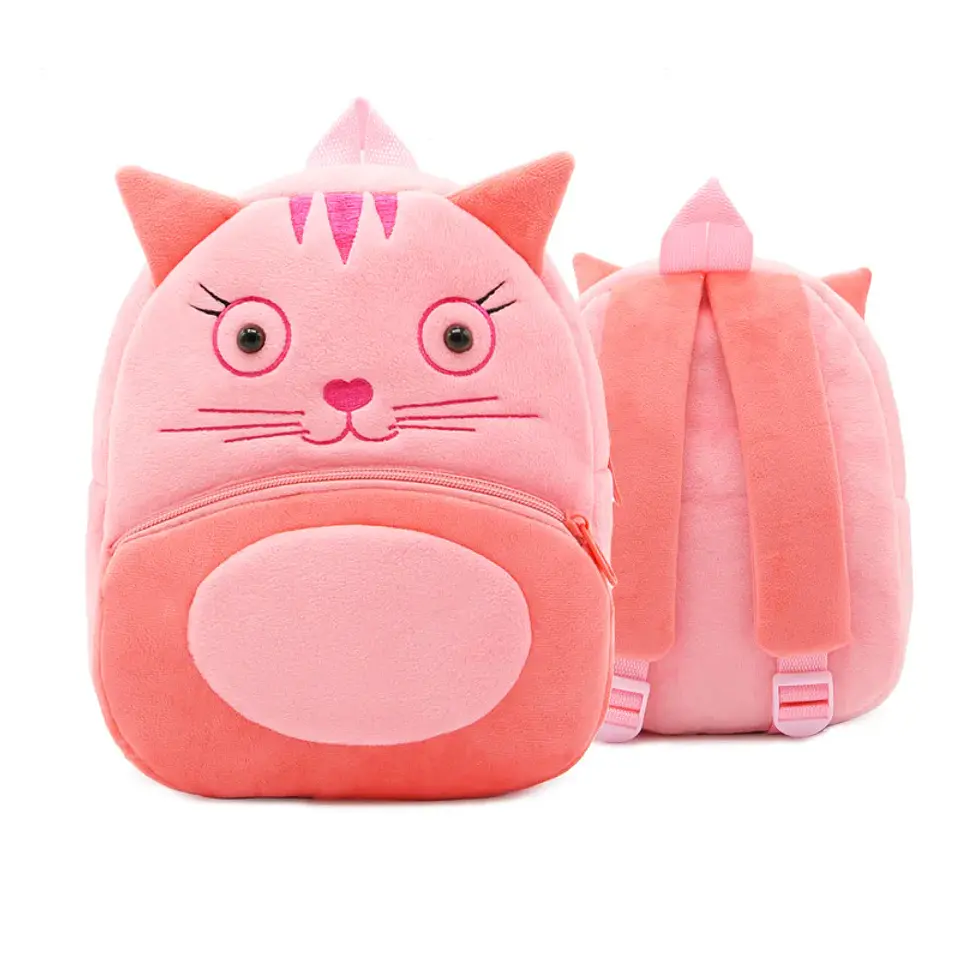 Kids Animal Plush Backpack  Cartoon School Bag 27