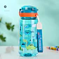 Kids Dinosaur Water Bottle – 600ml Straw Cup - thumbnail 1