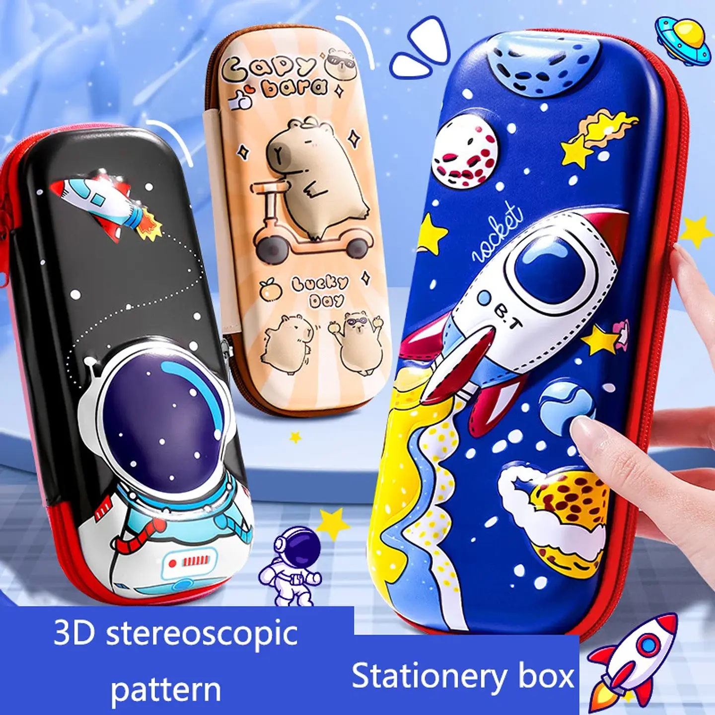 3D Pencil Case – Large Capacity Stationery Box 1