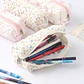 Floral Pencil Case – Bowknot School Storage Bag - thumbnail 4