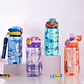 Kids Dinosaur Water Bottle – 600ml Straw Cup - thumbnail 4