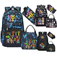 Sprunki Backpack Set  3PCS Waterproof School Bag - thumbnail 1