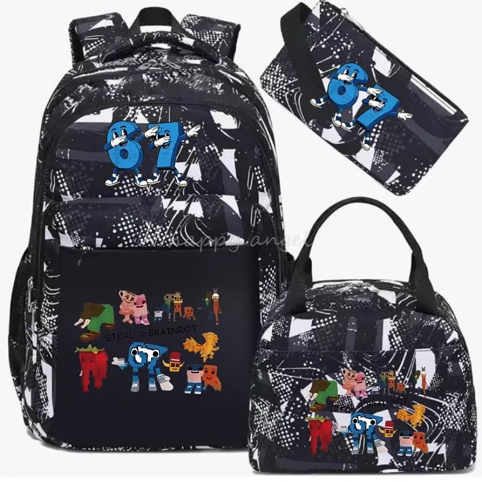 Six Seven Backpack Set  3PCS School Bag 5