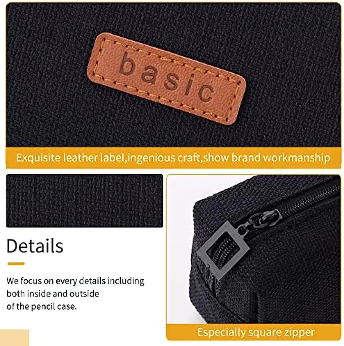 Large Capacity Pencil Case Oxford School Organizer 3