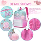 Love Girls Backpack Set 3PCS School Bag with Lunch Bag - thumbnail 4