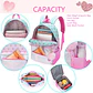 Love Girls Backpack Set 3PCS School Bag with Lunch Bag - thumbnail 5