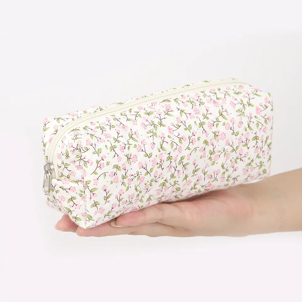 Floral Pencil Case – Bowknot School Storage Bag 5