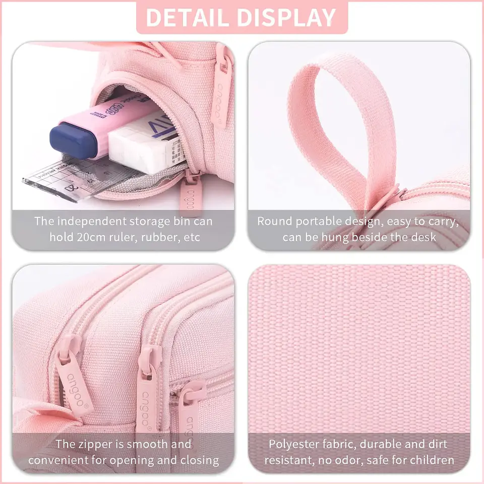Multi-Compartment Pencil Case – Waterproof Organizer 3