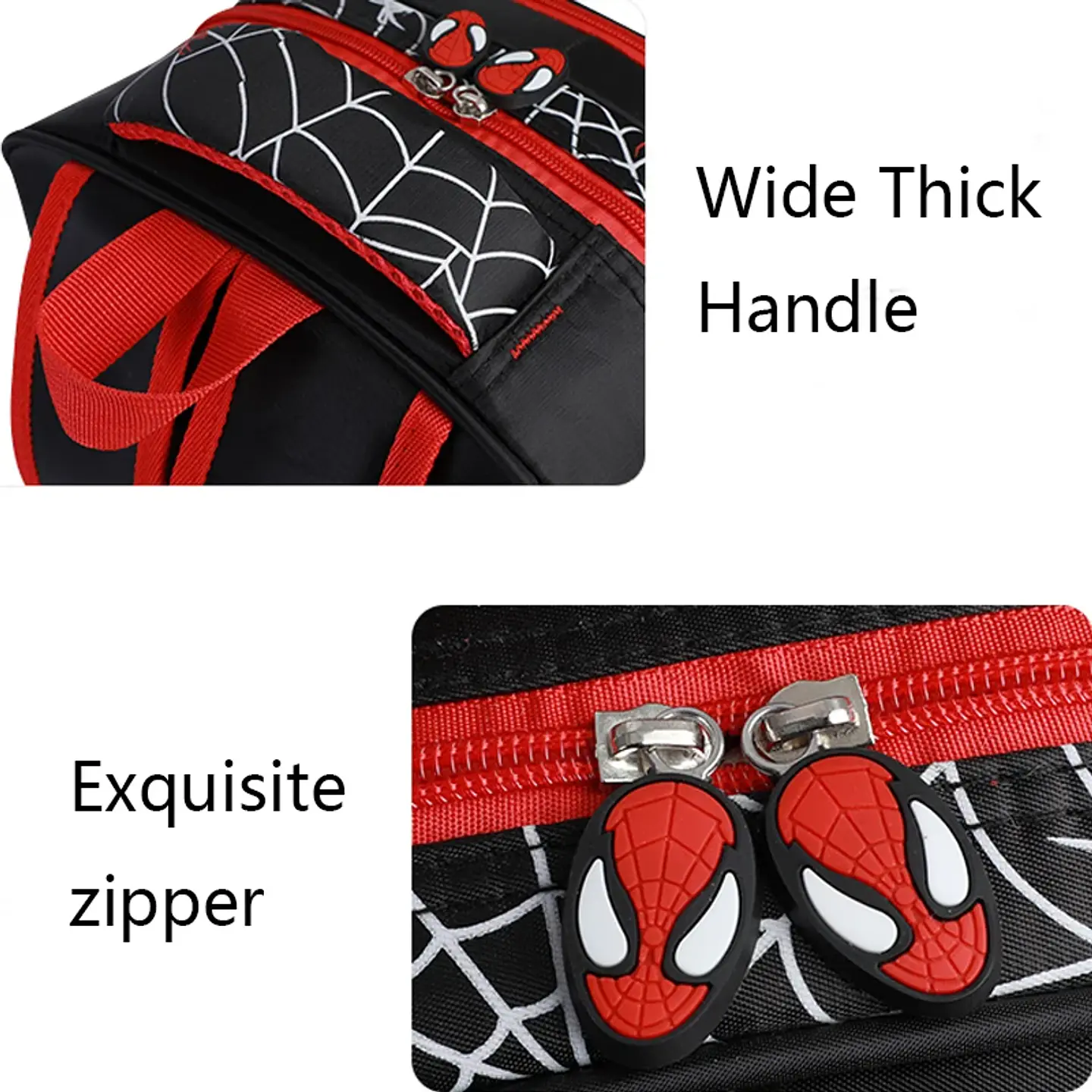 Spider Kids Backpack Set  2PCS Waterproof School Bag 6