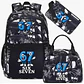 Six Seven Backpack Set  3PCS School Bag - thumbnail 6