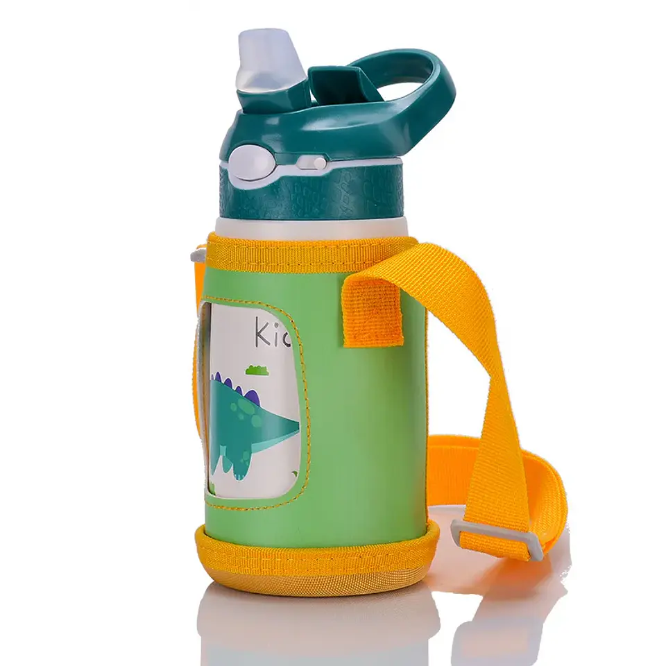 Kids Stainless Steel Thermos – 400ml Straw Bottle 6