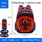 Spider Kids Backpack Set  2PCS Waterproof School Bag - thumbnail 7