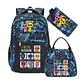 Sprunki Backpack Set  3PCS Waterproof School Bag - thumbnail 3