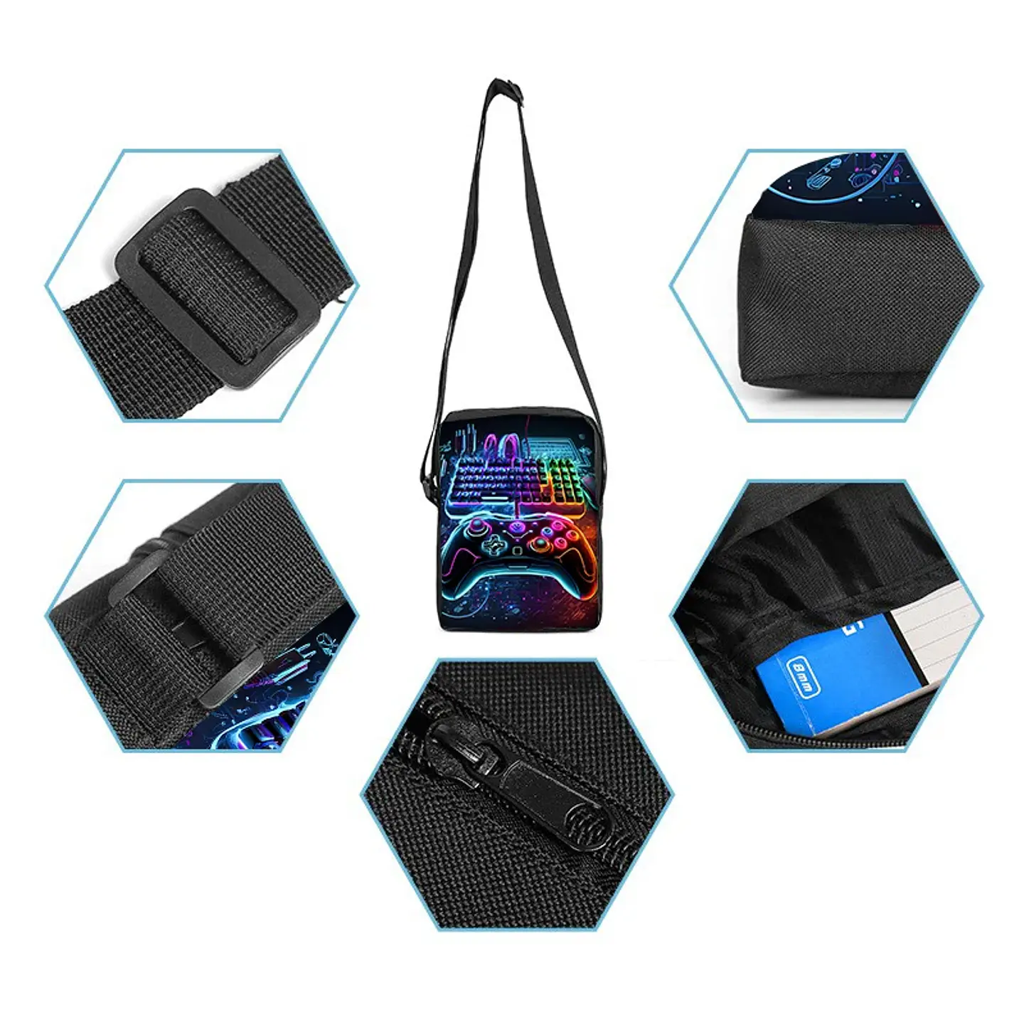 GamePad Backpack Set 3PCS Waterproof School Bag 4