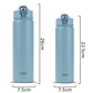 Insulated Water Bottle – 600/750ml Stainless Steel - thumbnail 5