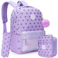 Love Girls Backpack Set 3PCS School Bag with Lunch Bag - thumbnail 8