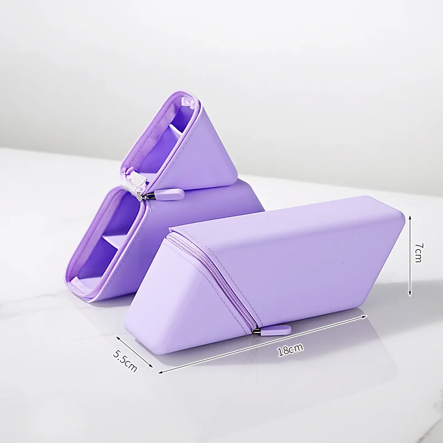 Stand Up Pencil Case  Silicone Desk Organizer 7