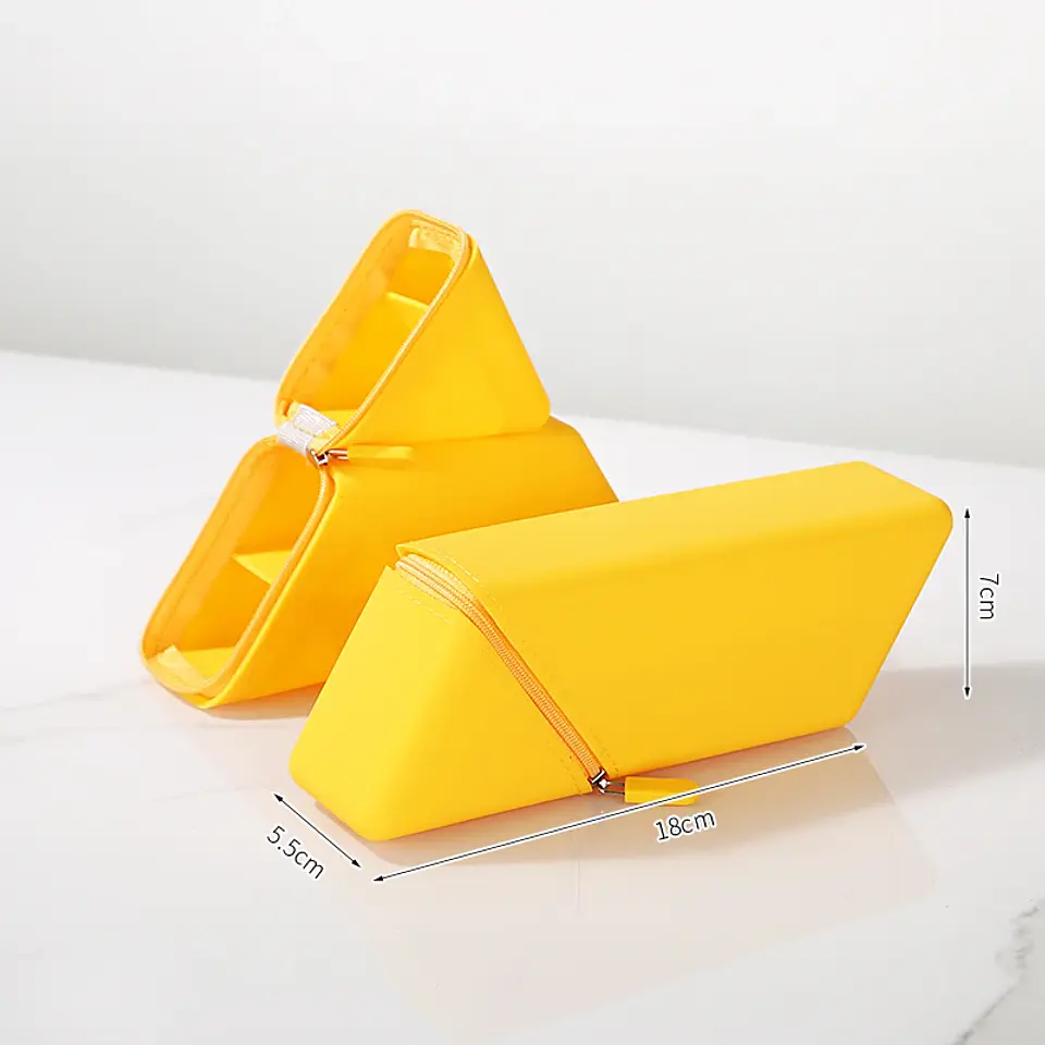 Stand Up Pencil Case  Silicone Desk Organizer 8