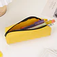 Solid Color Pencil Case  Large Zipper Pencil Pouch - thumbnail 5