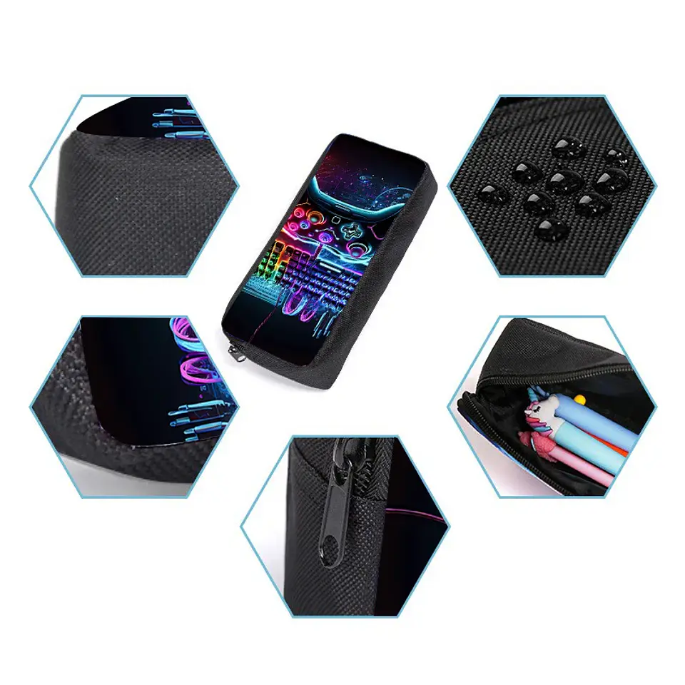 GamePad Backpack Set 3PCS Waterproof School Bag 6
