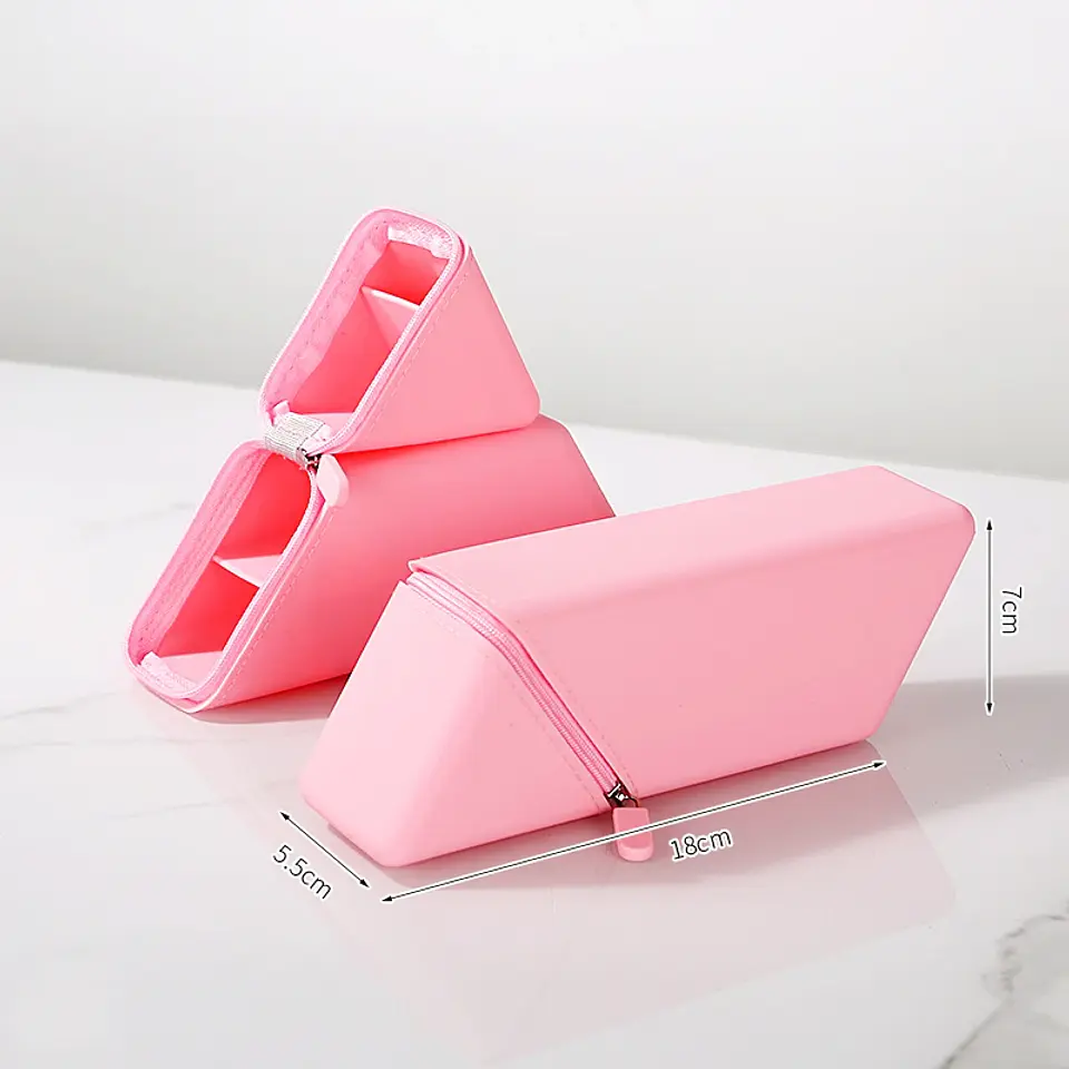Stand Up Pencil Case  Silicone Desk Organizer 10