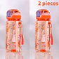 Kids Dinosaur Water Bottle – 600ml Straw Cup - thumbnail 11