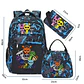 Sprunki Backpack Set  3PCS Waterproof School Bag - thumbnail 4