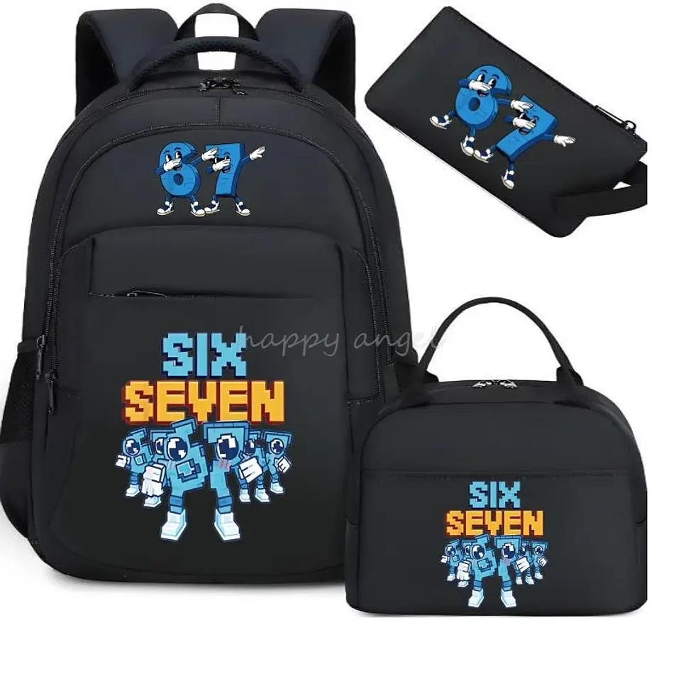 Six Seven Backpack Set  3PCS School Bag 10