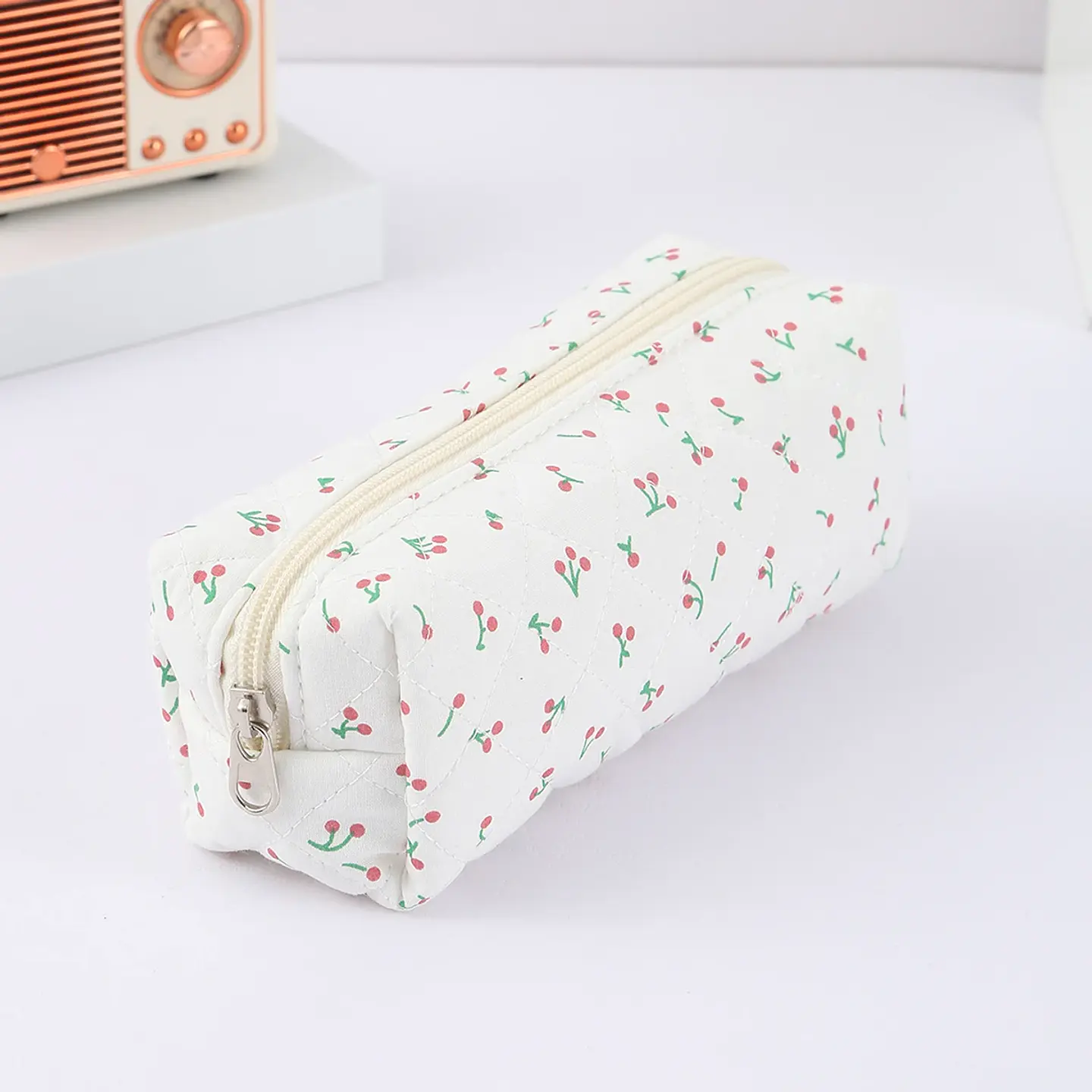 Floral Pencil Case – Bowknot School Storage Bag 10