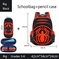 Spider Kids Backpack Set  2PCS Waterproof School Bag - thumbnail 11