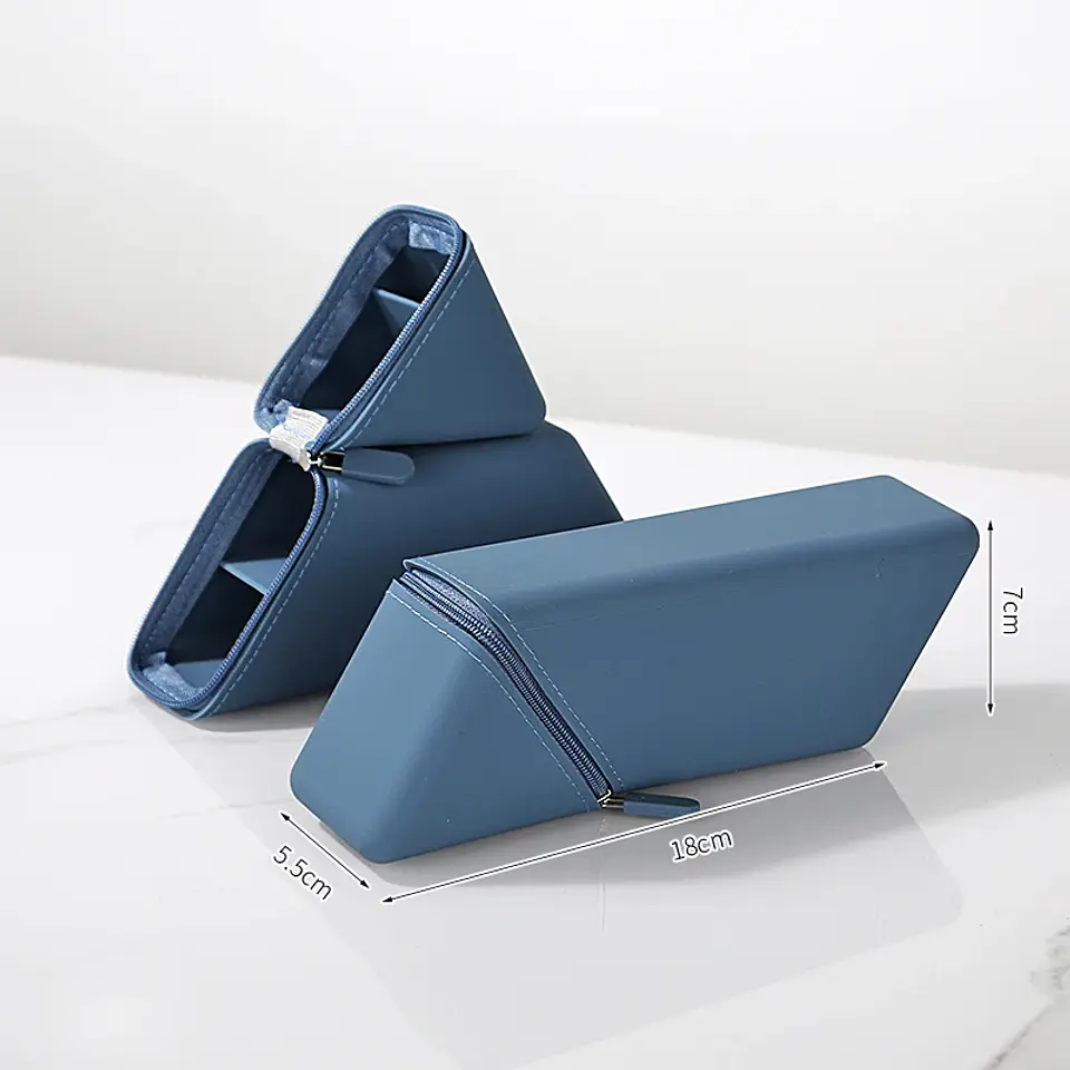 Stand Up Pencil Case  Silicone Desk Organizer 11