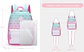 Love Girls Backpack Set 3PCS School Bag with Lunch Bag - thumbnail 14