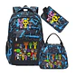 Sprunki Backpack Set  3PCS Waterproof School Bag - thumbnail 8
